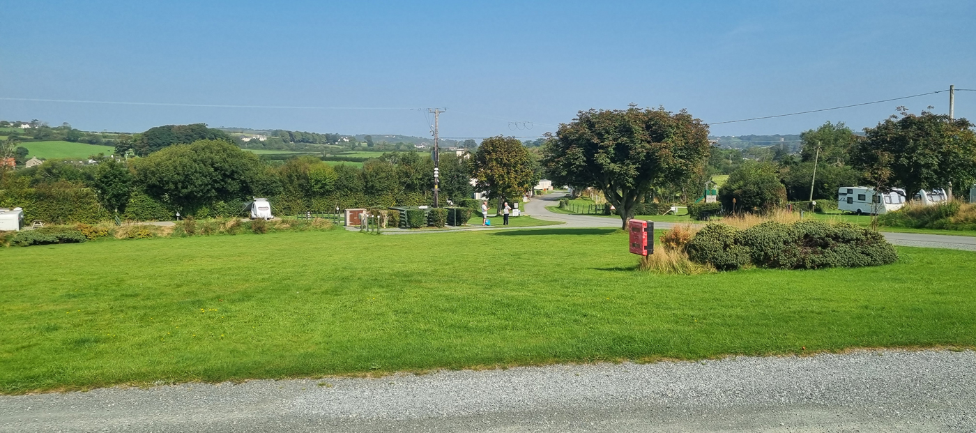 Seasonal pitches at Kingsbridge Caravan Park
